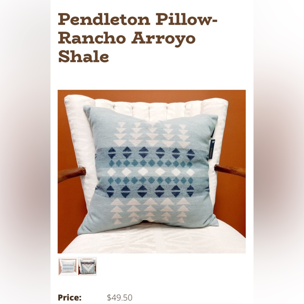 Pendleton cotton feather accent pillow covers  🪶